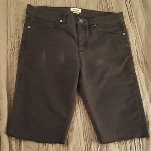 Men's Zadig & Voltaire black cutoff shorts